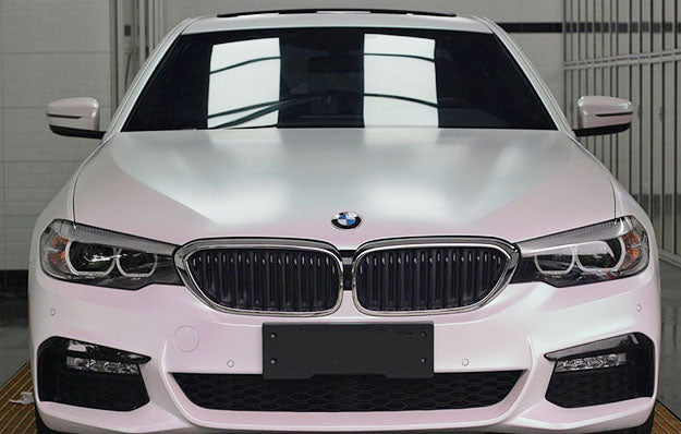 Pearl Magic Satin White car wrap X-MG05