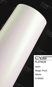 Pearl Magic Satin White car wrap X-MG05