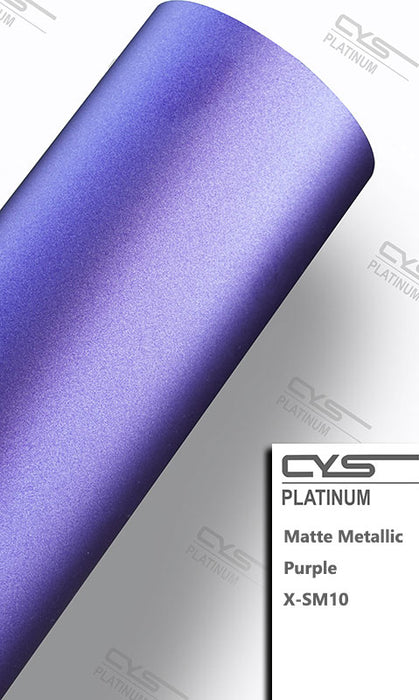 Platinum Matte Metallic Purple X-SM10 car wrap