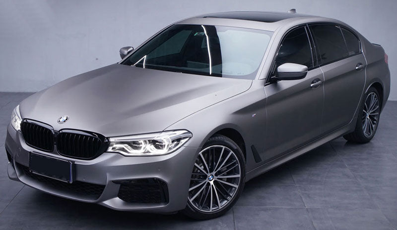 Platinum Matte Metallic Grey X-SM20 car wrap