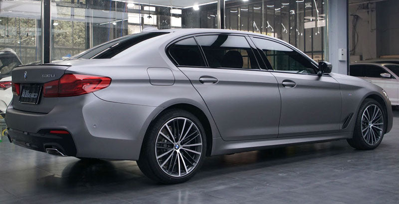 Platinum Matte Metallic Grey X-SM20 car wrap