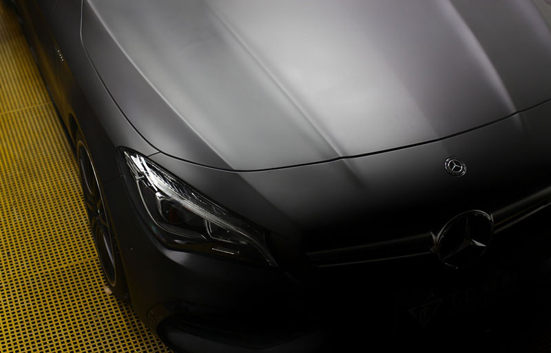 Platinum Matte Metallic Space Grey X-SM27 car wrap