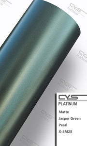 Platinum Matte Jasper Green Pearl X-SM28 car wrap