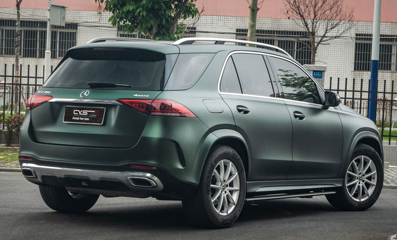 Platinum Matte Jasper Green Pearl X-SM28 car wrap