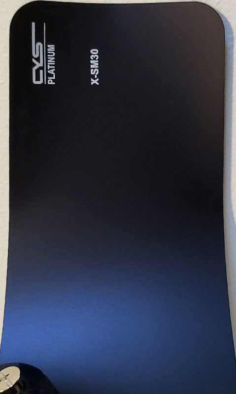 Platinum Matte Black Blue Pearl X-SM30 car wrap