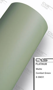 Platinum Matte Combat Green X-SM31 car wrap