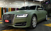 Platinum Matte Military Green X-SM32 car wrap