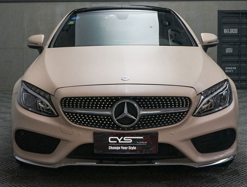 Platinum Matte Latte Beige X-SM62 car wrap