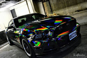 Black Holographic Chrome Vinyl Wrap from CWS