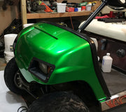 Liquid Metal Green vinyl wrap