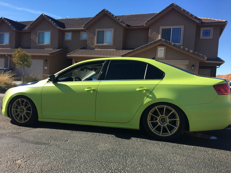 Electric Lime Green Matte Car Wrap Vinyl Film