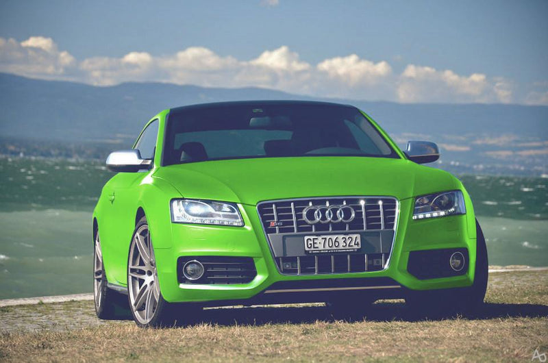 Lime Green Matte Car Wrap Vinyl Film