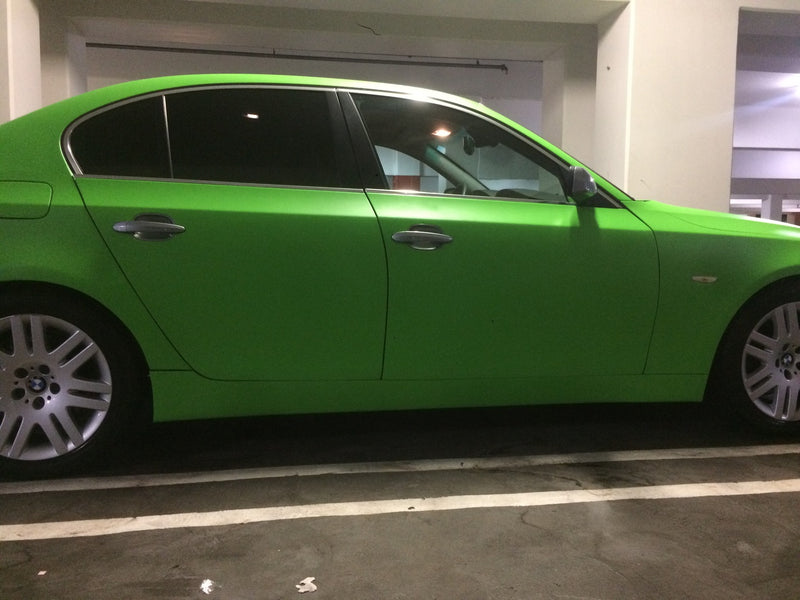 Lime Green Matte Car Wrap Vinyl Film