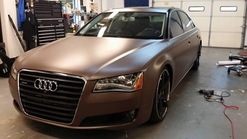 Military Brown Matte Car Wrap Vinyl Film