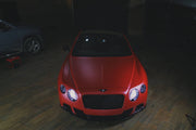 Premium Plus Matte Metallic Lava Red Ghost car wrap vinyl film