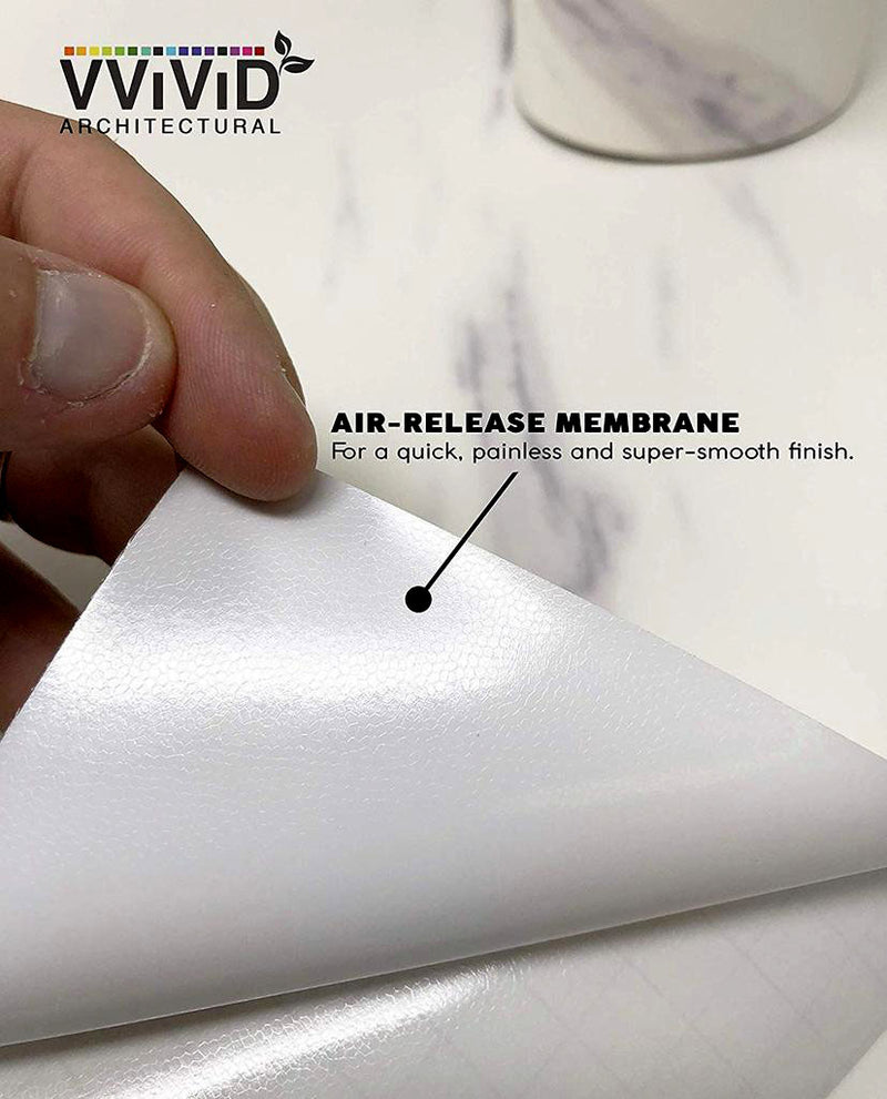 Architectural Slanted Carrara Matte White Contact Film
