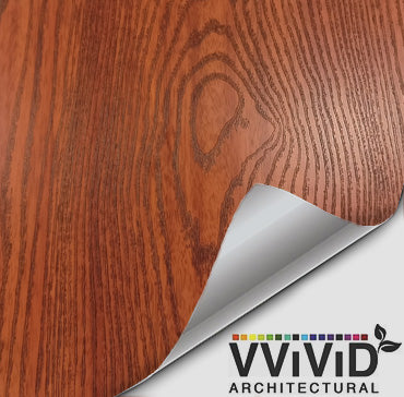 Architectural Ash Red Wood Contact Film