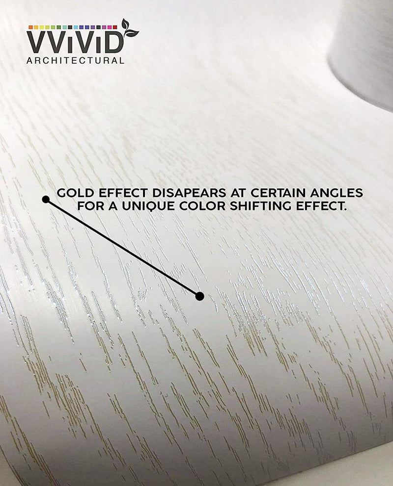 Architectural Unicorn White Wood Contact Film