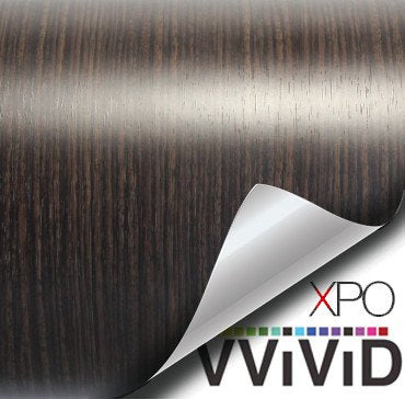 ebony architectural wood grain vinyl wrap