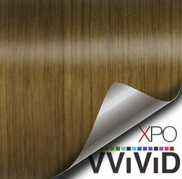 teak architectural wood grain vinyl wrap