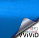Brushed Aluminum Metallic Blue Vvivid Vehicle Vinyl Film