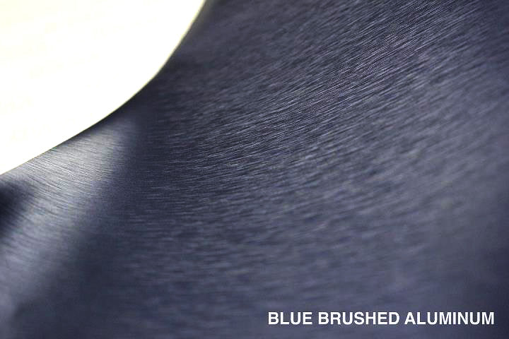 Brushed Aluminum Navy Blue Vvivid Vehicle Vinyl Film