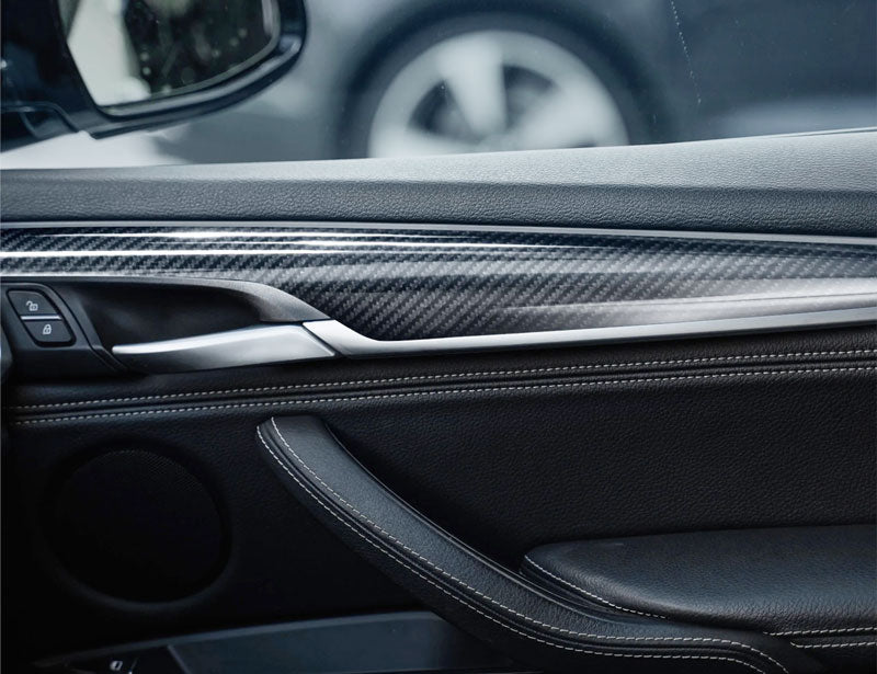 Black Tek R Gloss Carbon Fiber 5D Car Wrap Vinyl Film