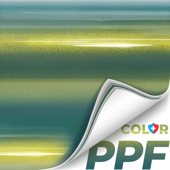 COLORFUSION® PPF Gloss Metallic: Flip Thunder Green