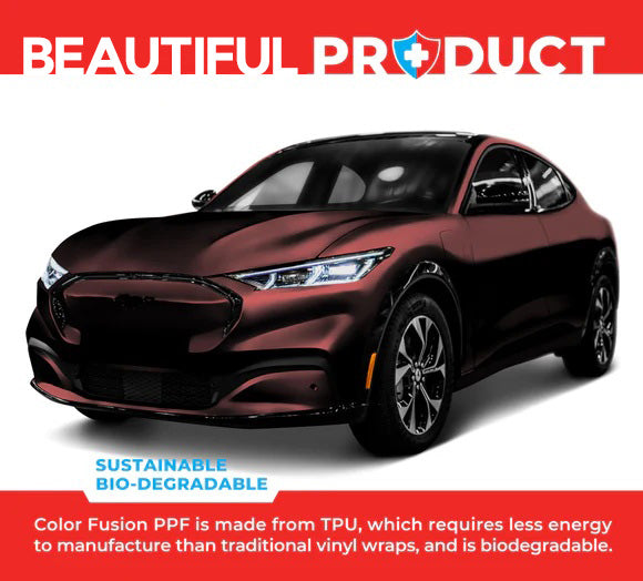 COLORFUSION® PPF Matte: Stealth Demon Black