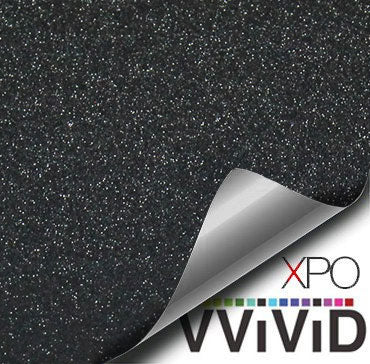 Diamond Sanding Black Vehicle Vinyl Film