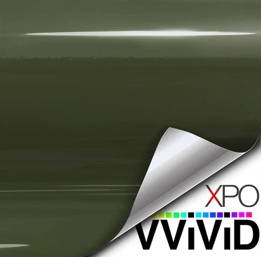 Gloss Military Green Car Wrap Vinyl by Vvivid on carwrapsupplier.com