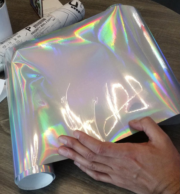 Holographic Paper Silver, Holographic Craft Paper