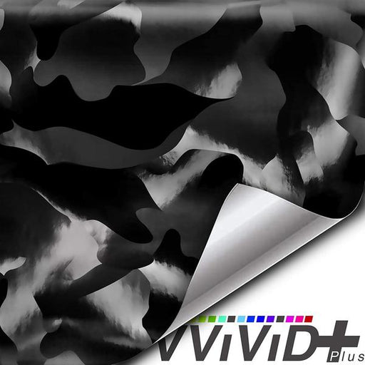 Hexagon Camouflage 3D Car-Wrapping - Blasenfrei | Design Auto-Folie 