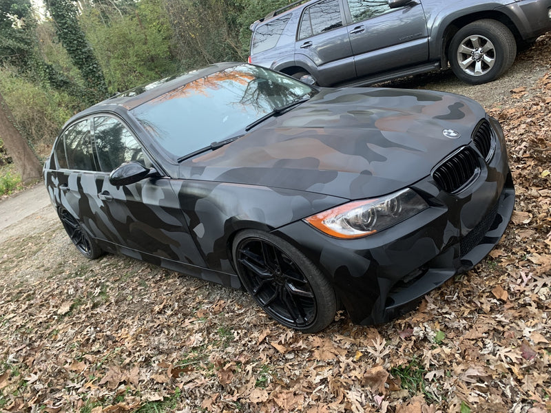 Black Stealth Camouflage Large