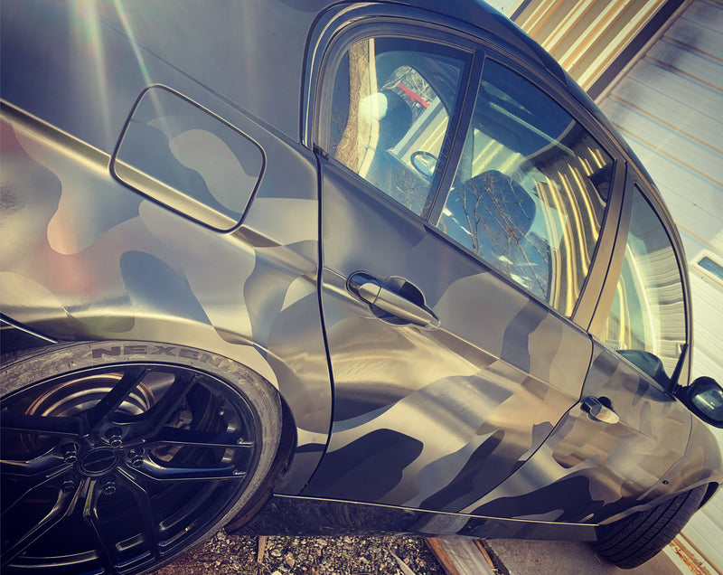 Black Stealth Camouflage Large