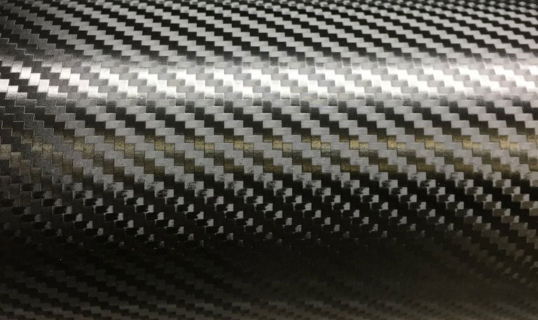 Forged Carbon 3D Film Car Wrapping Car Black Bubbleless Slide