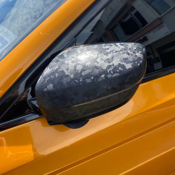 Premium Forged Carbon Fiber: Black "Lamborghini"