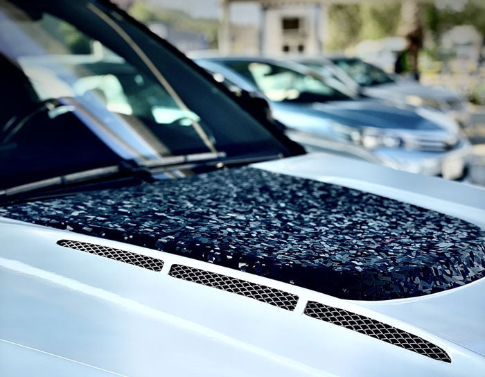 Forged Carbon Fiber Black Wrap