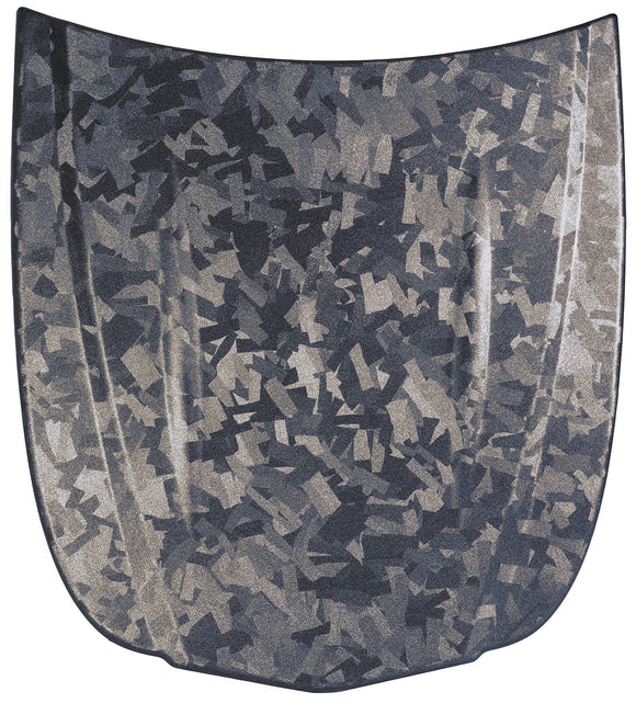 Premium Forged Carbon Fiber: Metallic Grey "confetti"