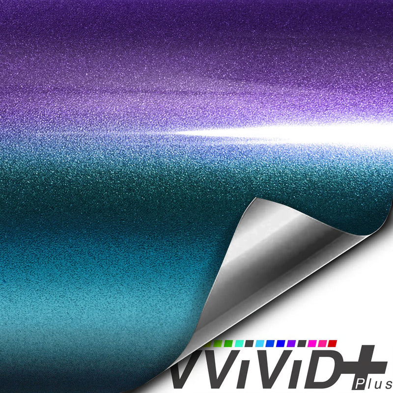 Premium Gloss Metallic: Chameleon color-shift blue to purple