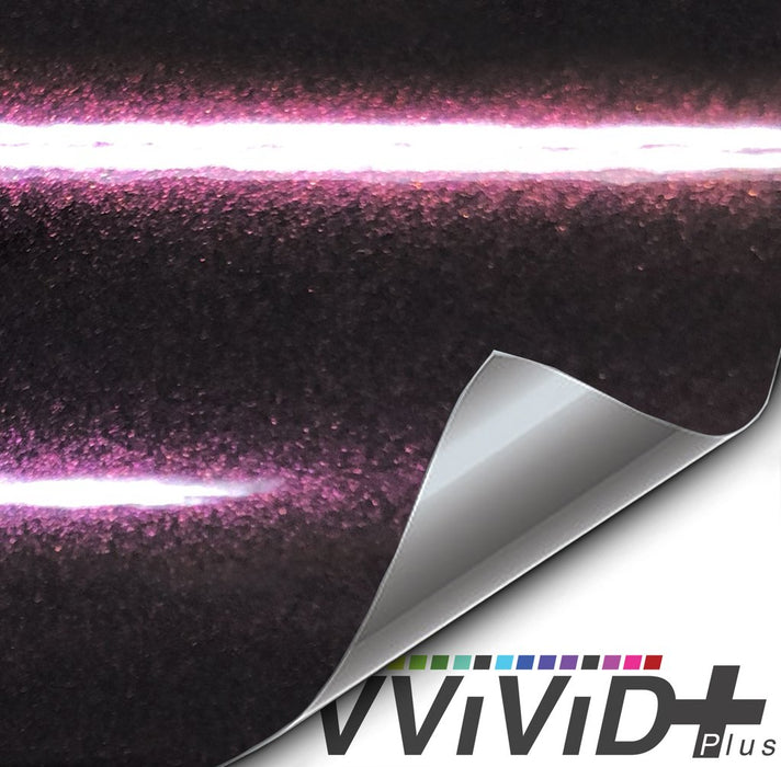  VViViD+ Matte Metallic Black Vinyl Wrap (50ft x 5ft