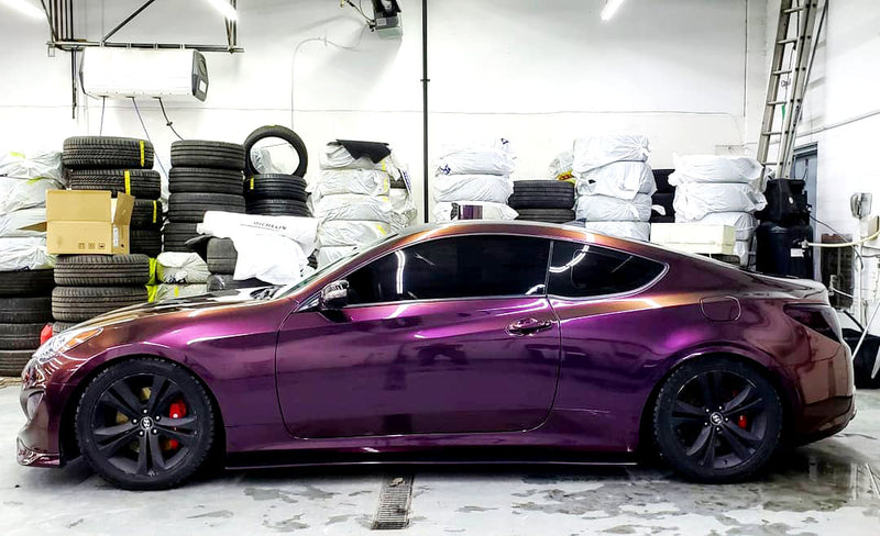 Premium+ Gloss Metallic Nightshade Purple car wrap vinyl