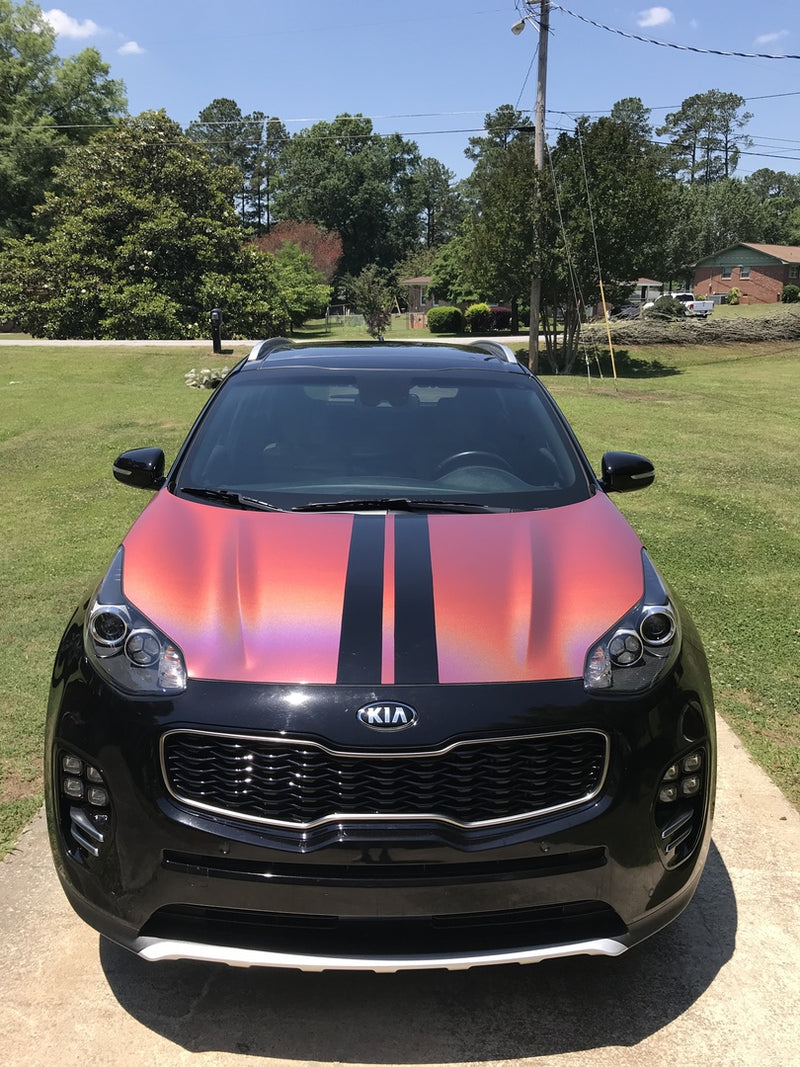 Premium+ Gloss Metallic Psycho Copper car wrap vinyl