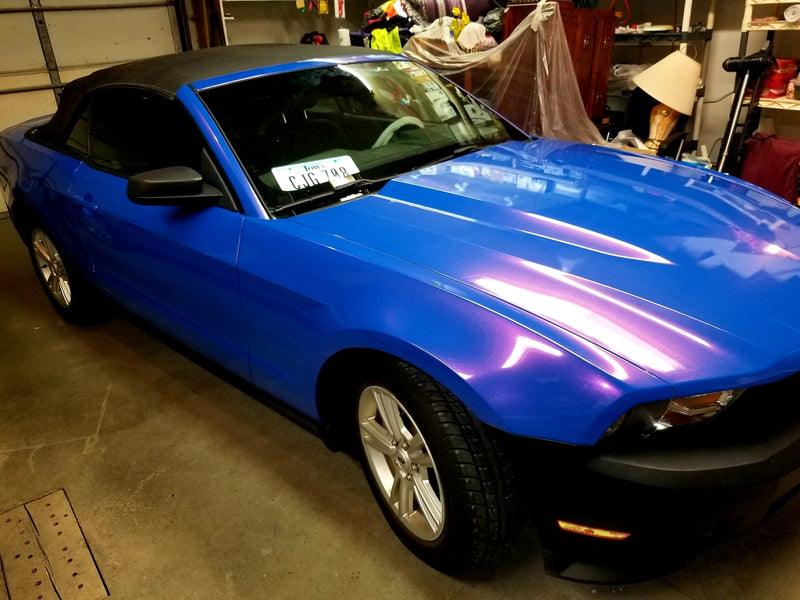 Premium+ Gloss Metallic Super Hero Blue car wrap vinyl