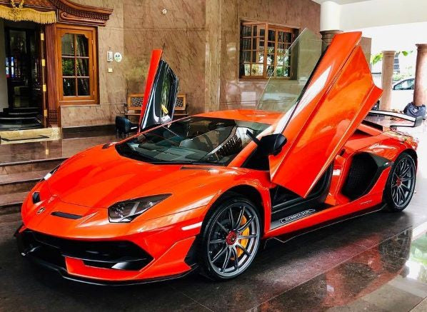 Premium Plus Gloss Lamborghini Orange car wrap vinyl film