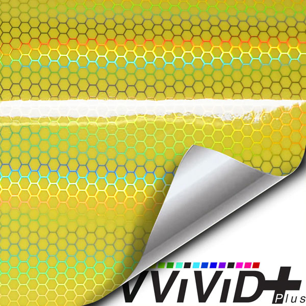 VViViD BIO HEX+ Micro Yellow Air-tint® Headlight Tint for sale by CWS carwrapsupplier.com