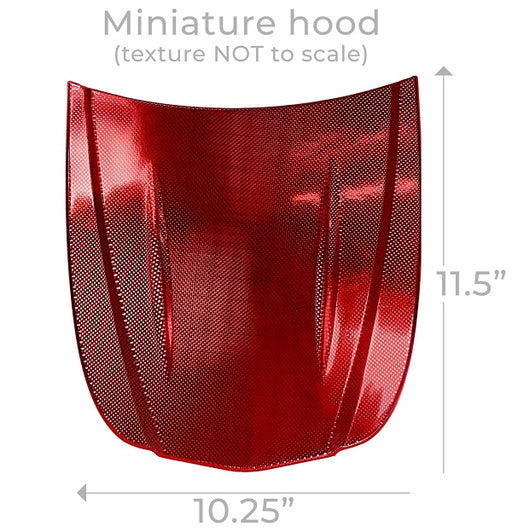 VVIVID+ Holographic Gloss Weave Red vinyl wrap