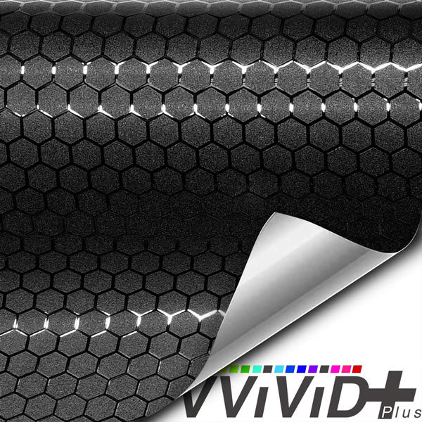 VViViD+ Honeycomb Matte Smoke Taillight Tint Bulk Vinyl Roll (1ft x 5ft)