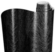 Vvivid+ beast black fur leather car wrap vinyl