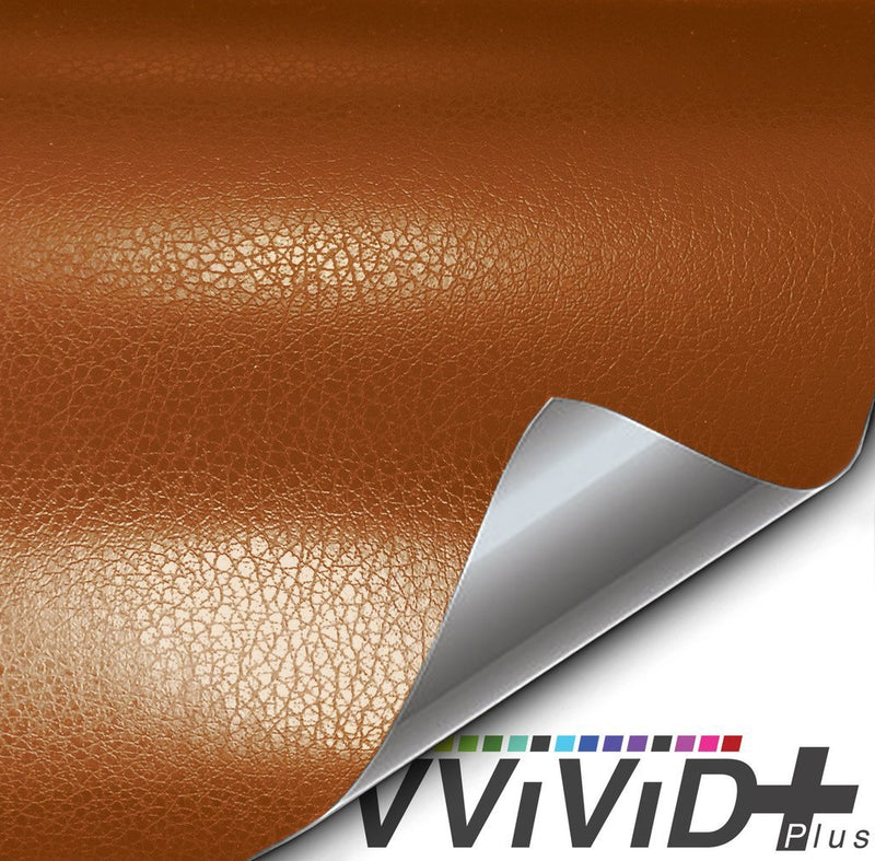 Brown Leather Vehicle Vinyl Film